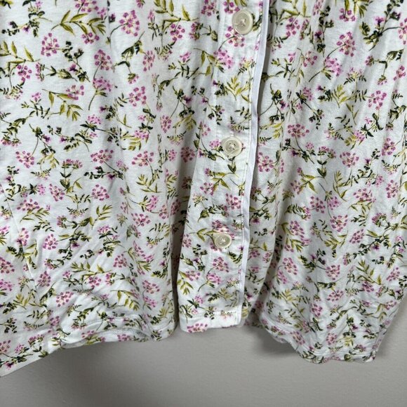 J.Crew Eco Dreamiest Short-Sleeve Pajama Set Size XXS Meadow Floral Lounge - Picture 5 of 14